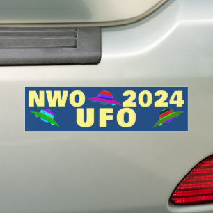 Adesivo Para Carro Vinheta para-choques UFO 2024