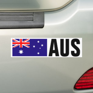 Adesivo Para Carro Vinheta-protetor de bandeira australiana com códig