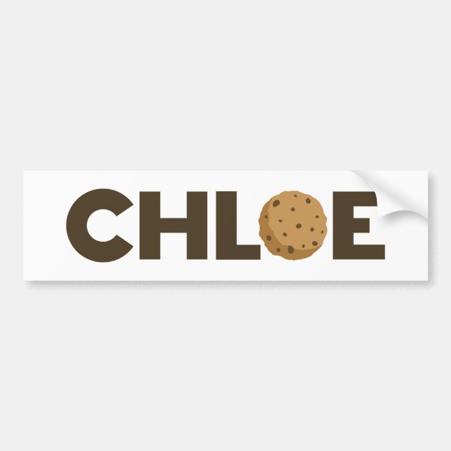 Adesivo Para Carro Vinheta-protetor de biscoito Chloe (Frente)