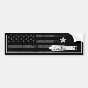 Adesivo Para Carro Vintage American Flag Cannon