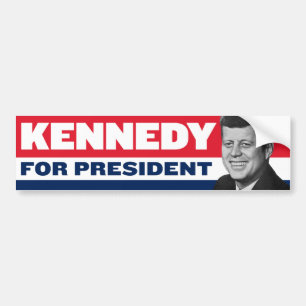 Adesivo Para Carro Vintage Kennedy Johnson 1960 Kennedy 1960