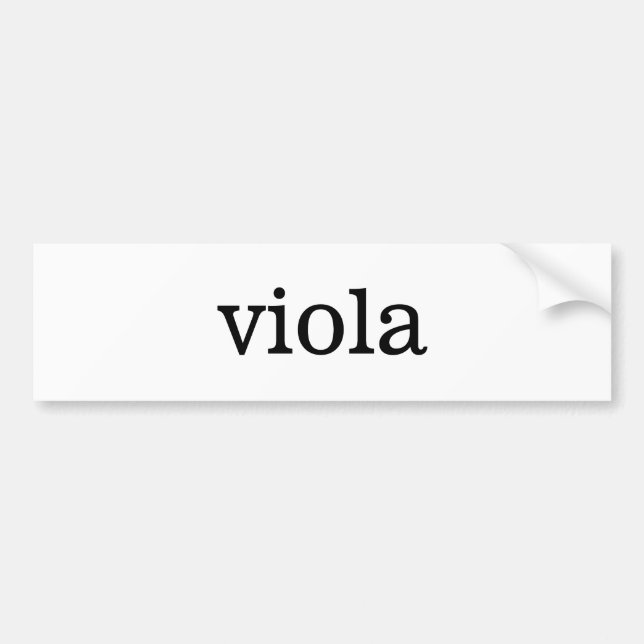 Adesivo Para Carro Viola Music (Frente)