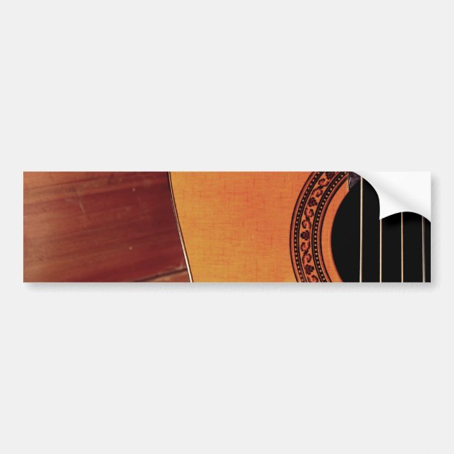 Adesivo Para Carro Violão acústico (Frente)