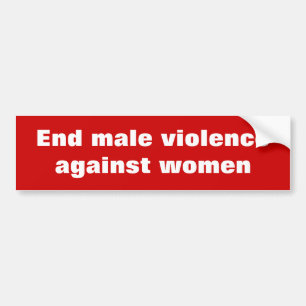 Adesivo Para Carro Violência masculina do fim contra mulheres