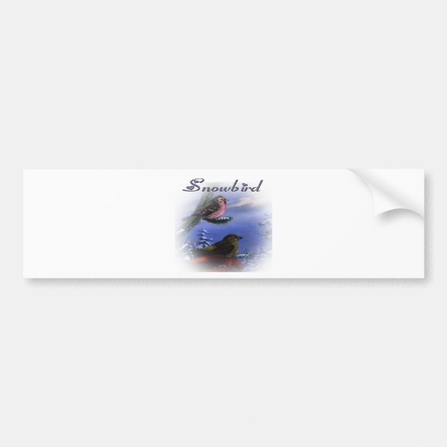 Adesivo Para Carro Violeta do Snowbird (Frente)