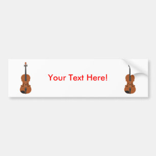 Adesivo Para Carro Violino: modelo 3D: