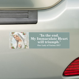 Adesivo Para Carro Virgem Maria Fatima Imaculada Coração Religiosa