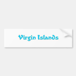 Adesivo Para Carro Virgin Islands