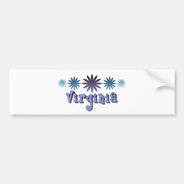Adesivo Para Carro Virgínia (Frente)