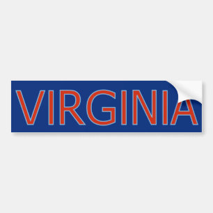 Adesivo Para Carro Virginia Bumper Sticker