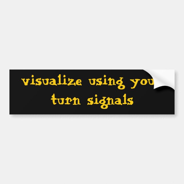 Adesivo Para Carro Visualize (Frente)