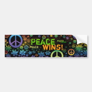 Adesivo Para Carro VITÓRIAS da paz! Autocolante no vidro traseiro