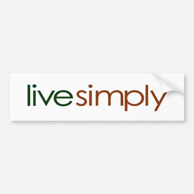 Adesivo Para Carro Viva simplesmente (Frente)