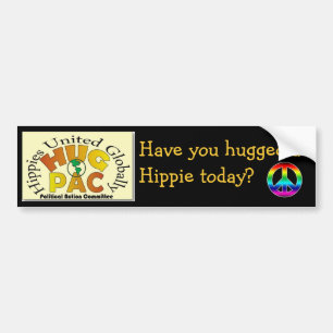 Adesivo Para Carro Você abraçou um Hippie hoje?