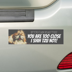 Adesivo Para Carro Você está muito perto, eu não sei.
