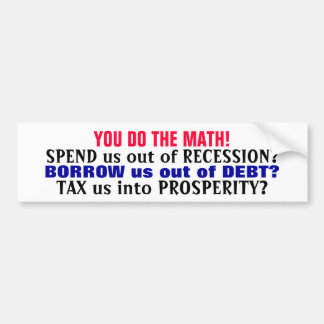ADESIVO PARA CARRO VOCÊ FAZ A MATEMÁTICA! (É ESTUPIDEZ ECONÔMICA!)