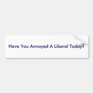 Adesivo Para Carro Você irritou um liberal hoje?