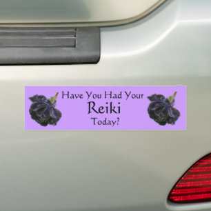 Adesivo Para Carro Você Já Fez Seu Reiki Hoje Rosa 