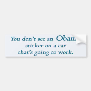 Adesivo Para Carro Você não vê uma etiqueta de Obama….