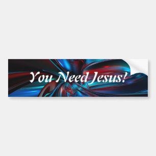 Adesivo Para Carro Você precisa Jesus