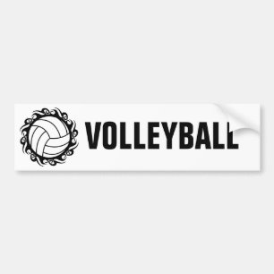 Adesivo Para Carro voleibol tribal
