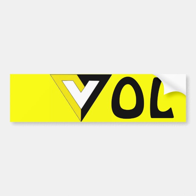 Adesivo Para Carro Voluntarismo (Frente)