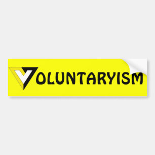 Adesivo Para Carro Voluntaryism