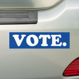 Adesivo Para Carro votação: Bumper Sticker