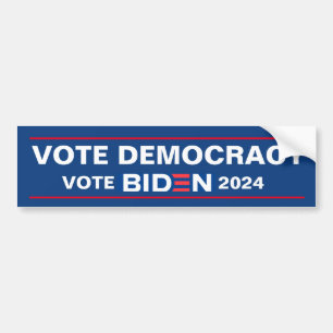 ADESIVO PARA CARRO VOTAÇÃO DEMOCRACIA PROIBIÇÃO DE 2024