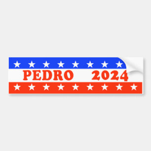 Adesivo Para Carro Votação em Pedro 2024 Engraçado Política