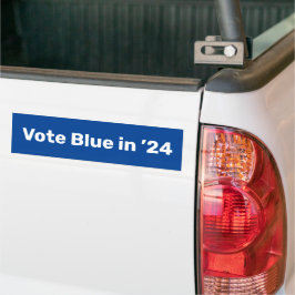 Adesivo Para Carro Vote Blue em 2024
