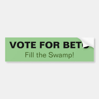 Adesivo Para Carro Vote em Beto Fill the Swamp