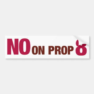 Adesivo Para Carro Vote não na proposição 8 de Califórnia