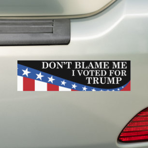 Adesivo Para Carro Votei A Favor De Trump