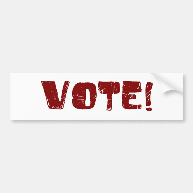 Adesivo Para Carro Voto (Frente)