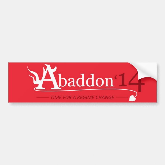 Adesivo Para Carro Voto Abaddon (Frente)