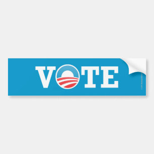 Adesivo Para Carro Voto da etiqueta de Pro-Obama