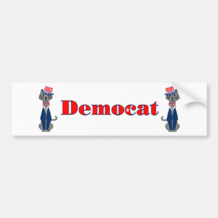 Adesivo Para Carro Voto Democat