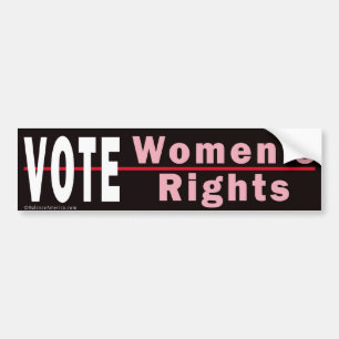 Adesivo Para Carro Voto: Direitos da Mulher 2
