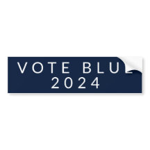 Voto Minimalista Azul Kamala Harris 2024