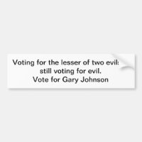 Voto para Gary Johnson