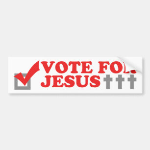Adesivo Para Carro Voto para Jesus