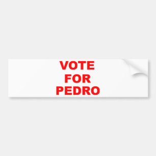 Adesivo Para Carro Voto para Pedro