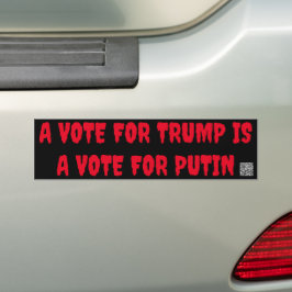 Adesivo Para Carro Voto para Trump é voto para Putin