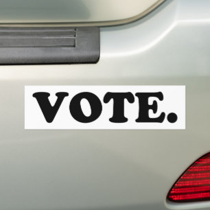 Adesivo Para Carro Voto preto / branco - Vinheta para bombeiros