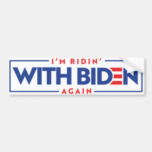 Adesivo Para Carro Vou com o Biden de novo
