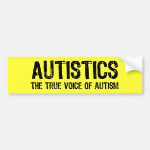 Adesivo Para Carro Voz do autocolante no vidro traseiro do autismo