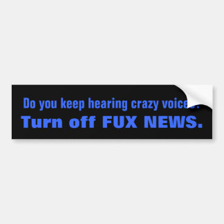 Adesivo Para Carro Vozes loucas FOX NEWS