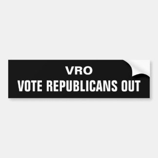 ADESIVO PARA CARRO VRO, VOTE REPUBLICANOS FORA