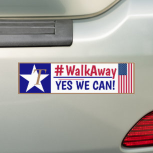 Adesivo Para Carro #Walkaway SIM NÓS PODEMOS!